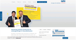 Desktop Screenshot of optadata.de